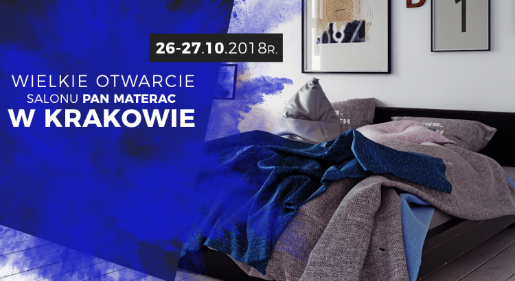 Wielkie otwarcie salonu Pan Materac w Krakowie.