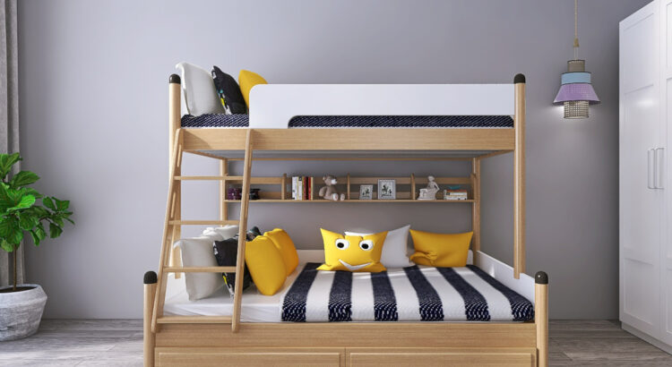 Łóżka piętrowe do pokoju dziecięcego